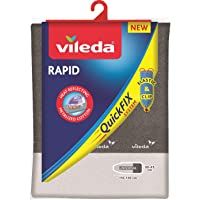 Vileda Rapid- Funda de planchar- 2 capas adaptable a todo tipo de tablas- funda de planchar metalizada- medidas: 130 x…